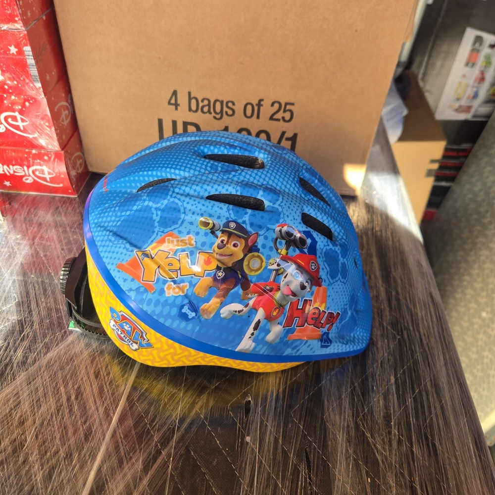 Kids Blue and Yellow Helmet